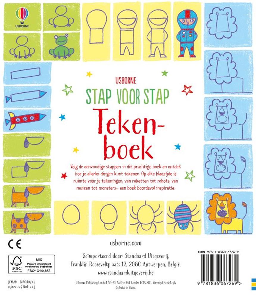 Schritt-für-Schritt-Zeichenbuch 4+