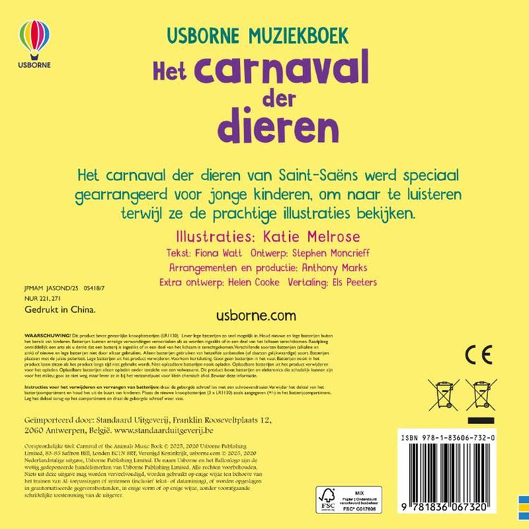 Klangbuch Der Karneval der Tiere 3+