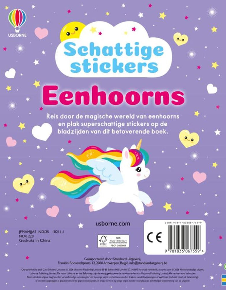 Stickerbuch Einhörner 3+