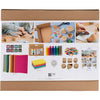 Creativ Company Group Set Schaumstoffdrucke, Karten und Boxen, 1 Box
