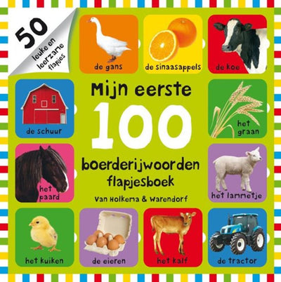 Nl – Gewerkschaftsbuch „Meine ersten 100 Farmwörter“ (Karton).