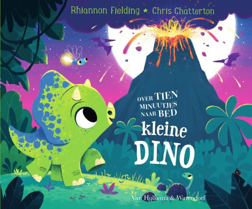 Gehe in zehn Minuten ins Bett, kleiner Dinosaurier.