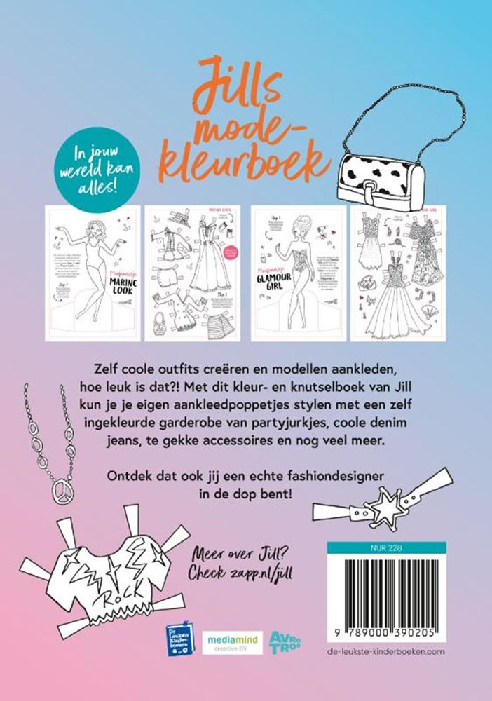 Jills Mode-Malbuch 7+