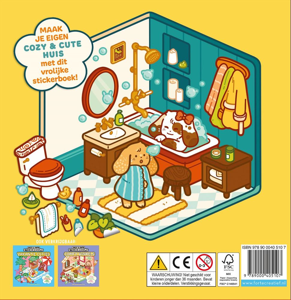 Gemütliches Stickerbuch Happy House -