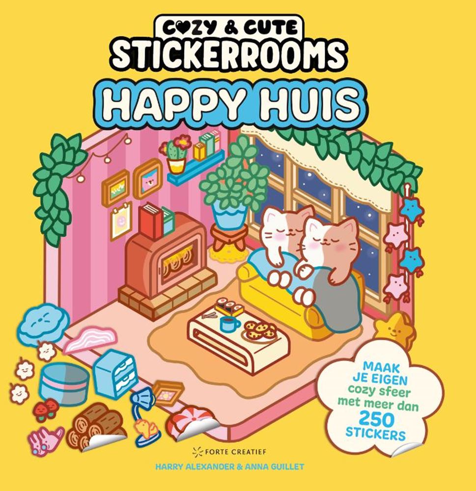 Gemütliches Stickerbuch Happy House -