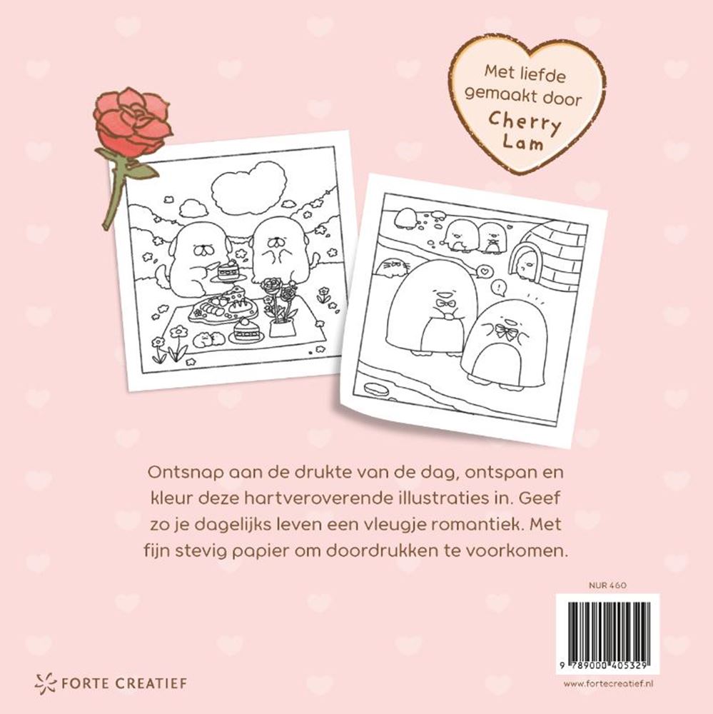 Gemütliches Malbuch Amor -