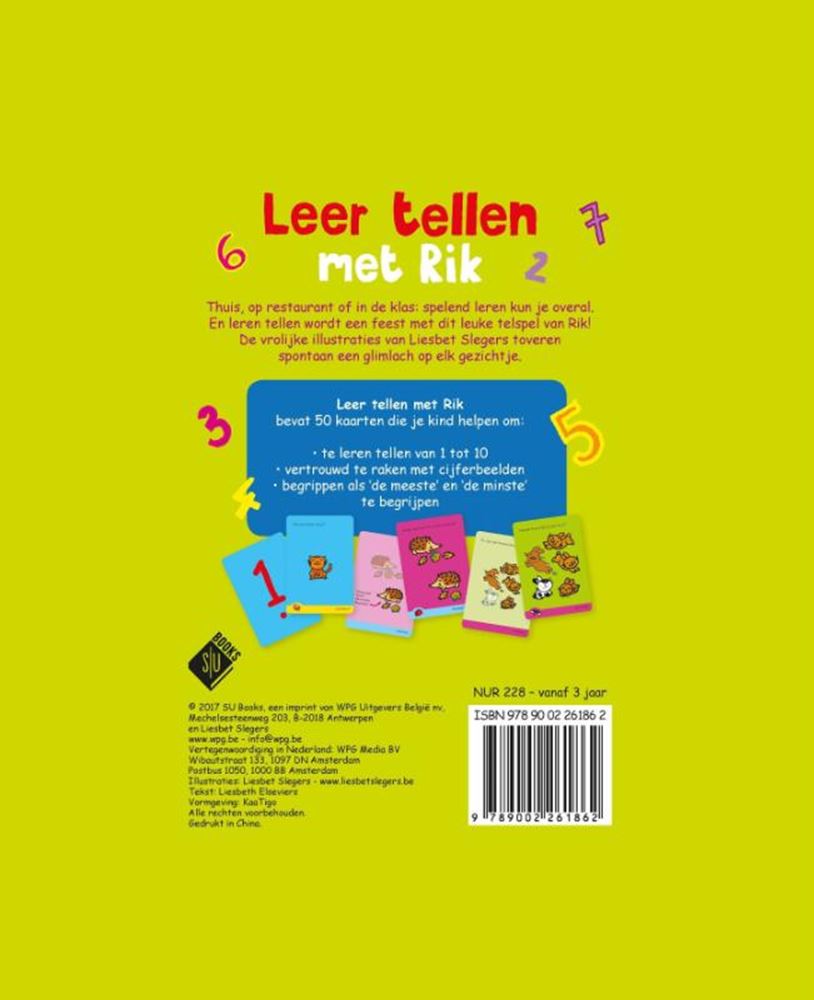 Lerne mit Rik zu zählen. 3+