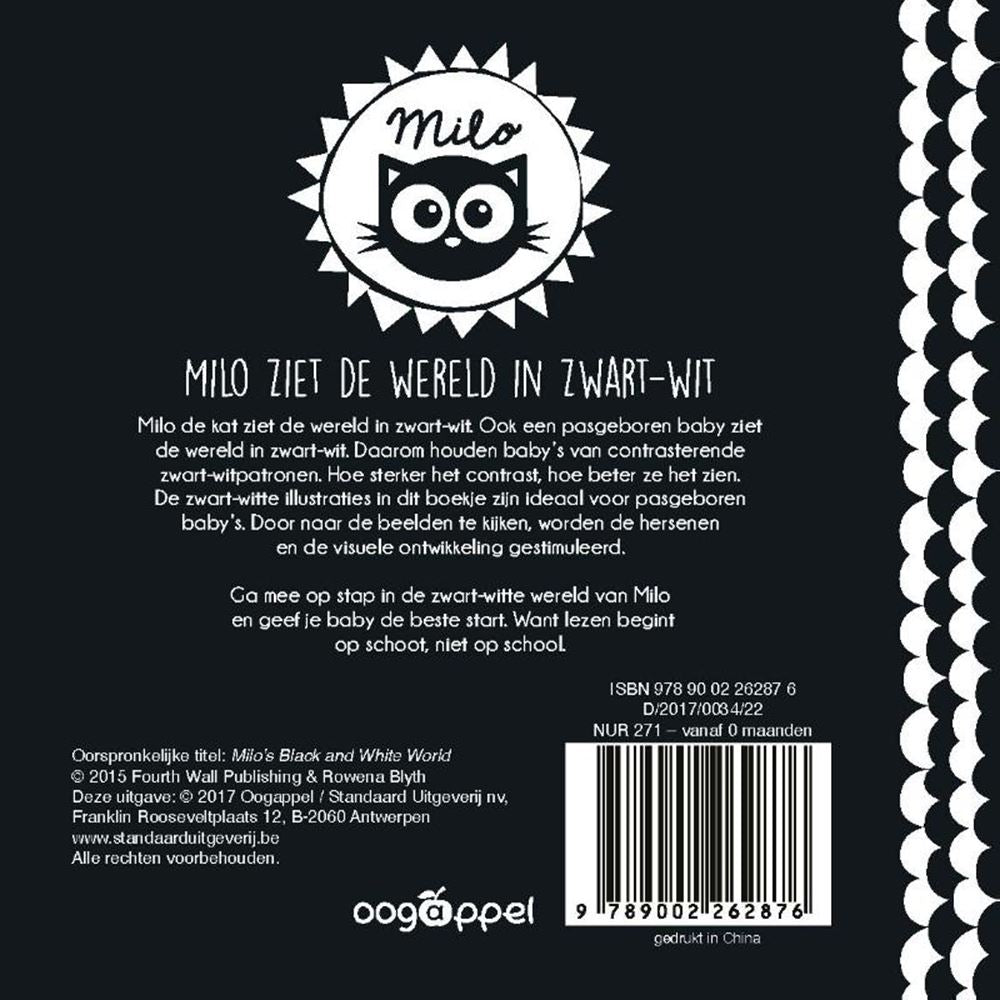 Milo sieht die Welt in Schwarzweiß (Karton).
