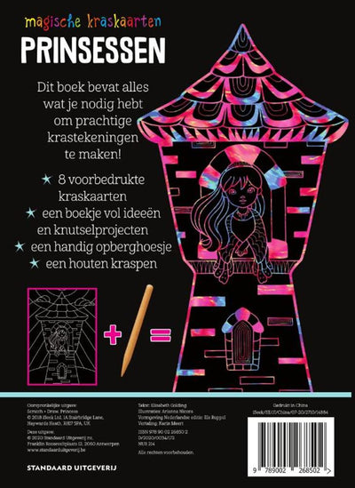 Zauberhafte Rubbelkarten Prinzessinnen von Central Book House