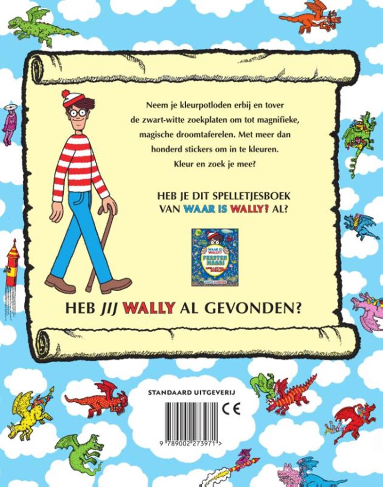 Wo ist Wally? Farbbuch von Drachen und Träumen