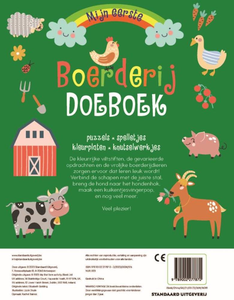 Mein erstes Bauernhof-Aktivitätsbuch 4+