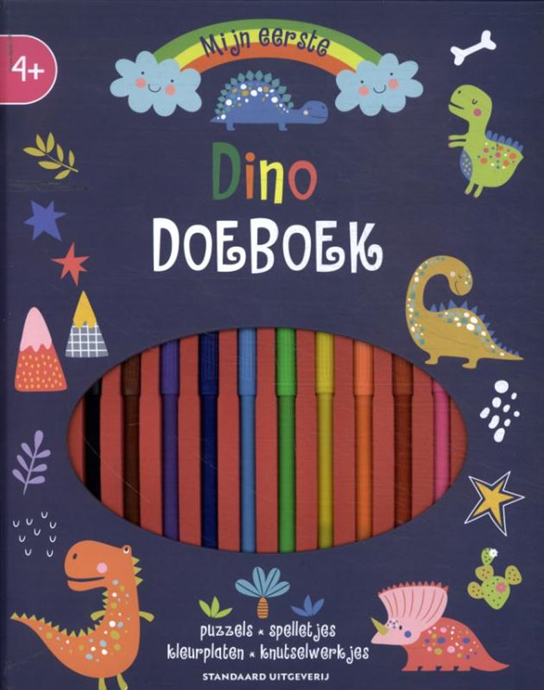 Mein erstes Dino-Aktivitätsbuch mit Markern 4+