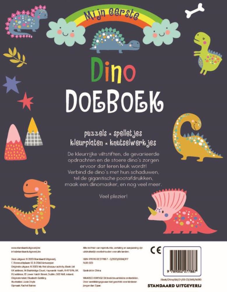 Mein erstes Dino-Aktivitätsbuch mit Markern 4+