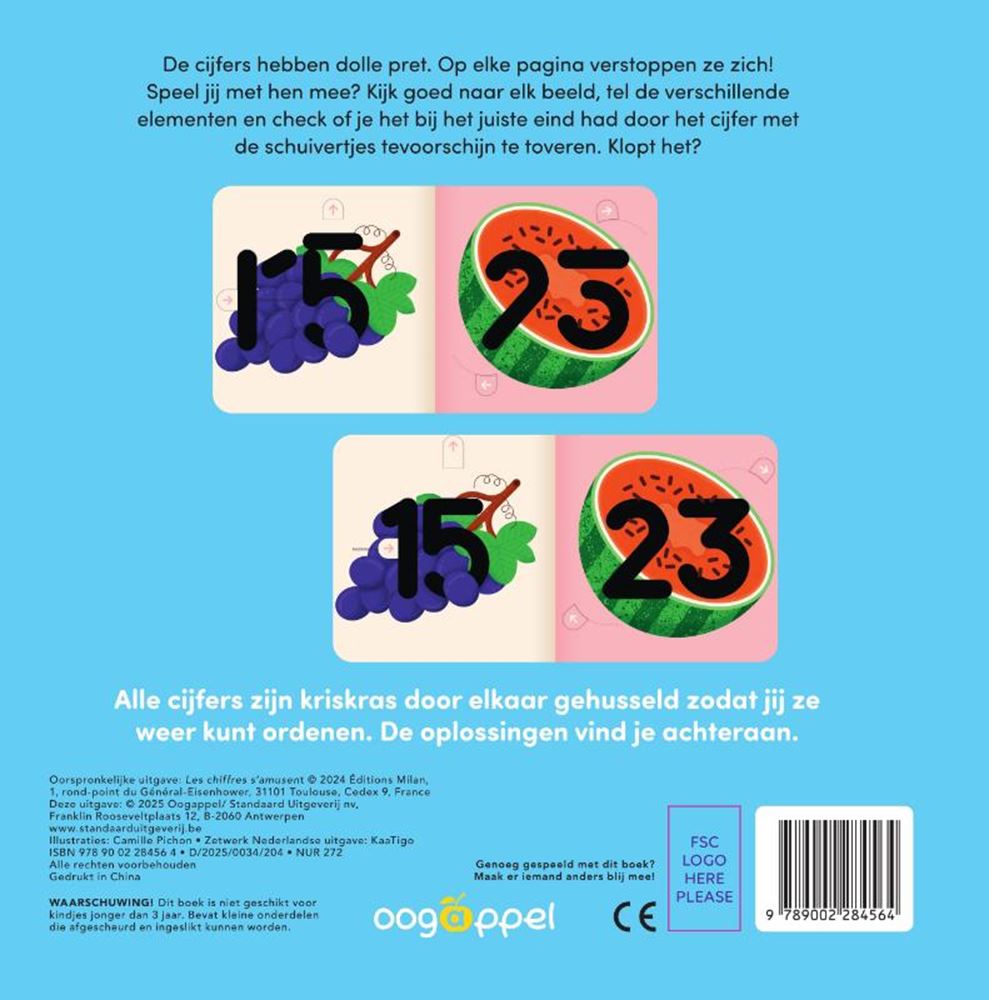 Brettbuch: Zahlenspaß 4+