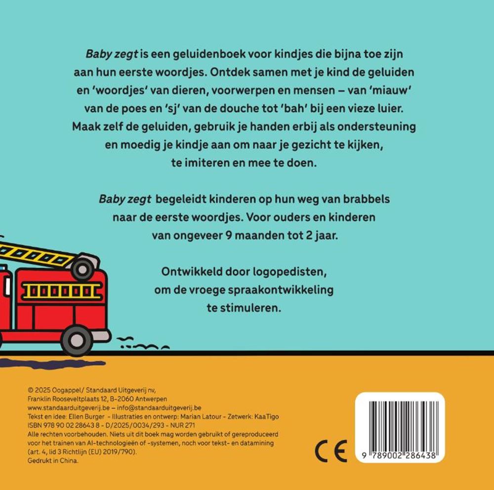 Baby sagt. Brettbuch. Top 10 2027. 1+