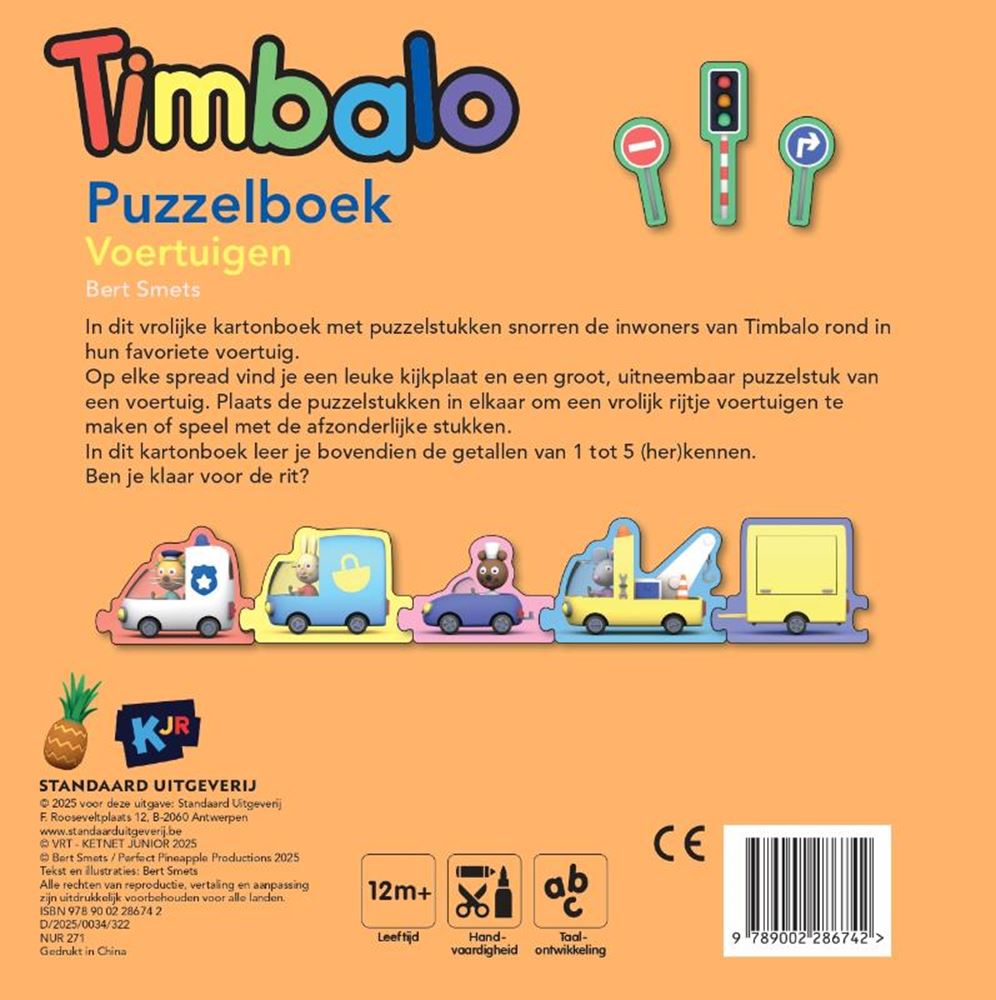 Karton:Timbalo: Puzzlebuch Fahrzeuge 1+