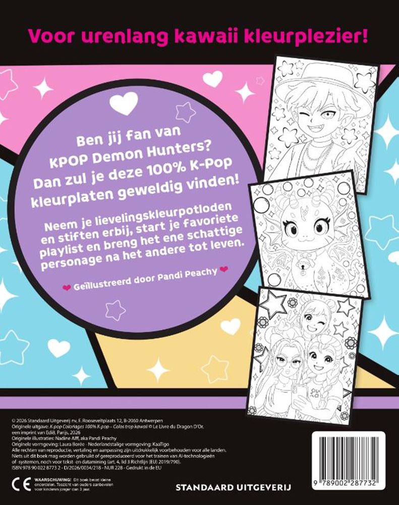 K-Pop-Fandom-Malbuch 7+