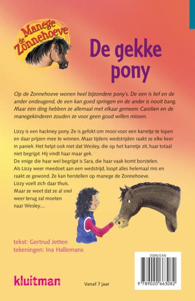 Herausgeber Kluitman Manege De Zonnehoeve – Das verrückte Pony