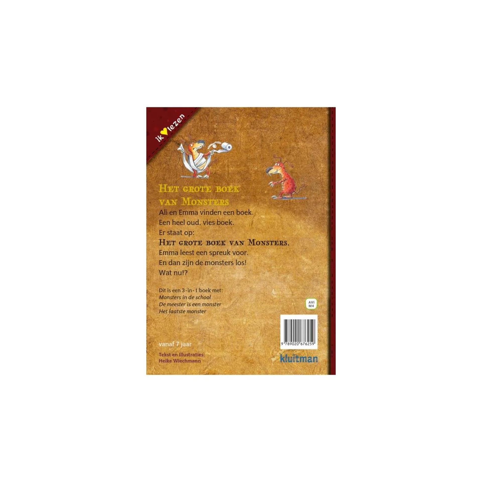 Verleger Kluitman Ich liebe es zu lesen. Das große Buch der Monster