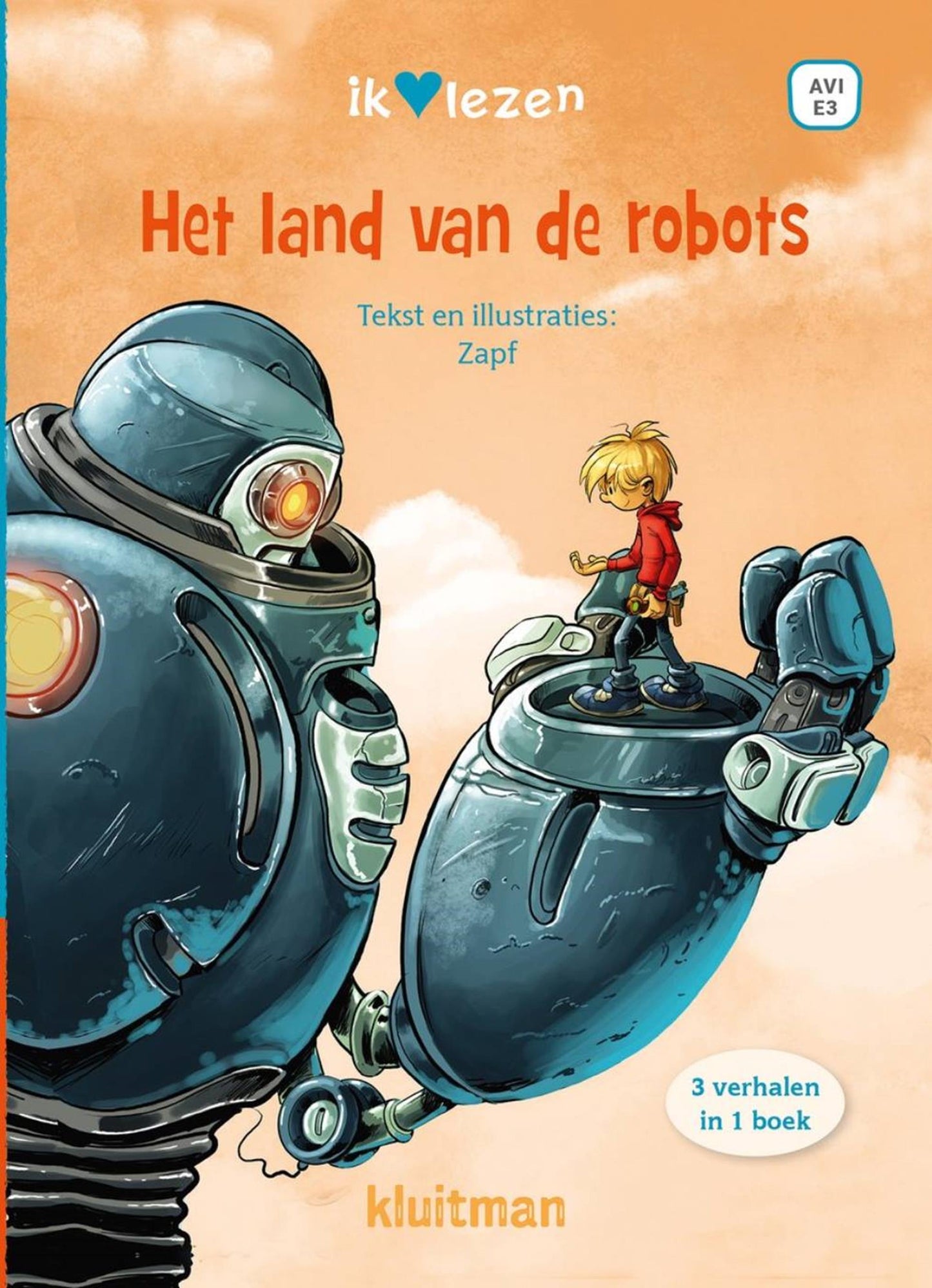 Kluitman, ich liebe es zu lesen – Das Land der Roboter 3 in 1. avi-e3