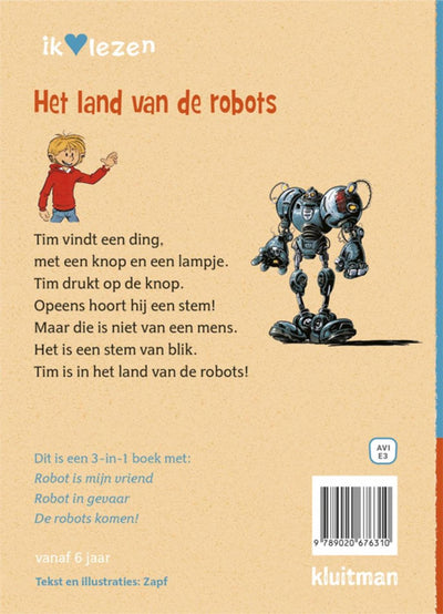 Kluitman, ich liebe es zu lesen – Das Land der Roboter 3 in 1. avi-e3