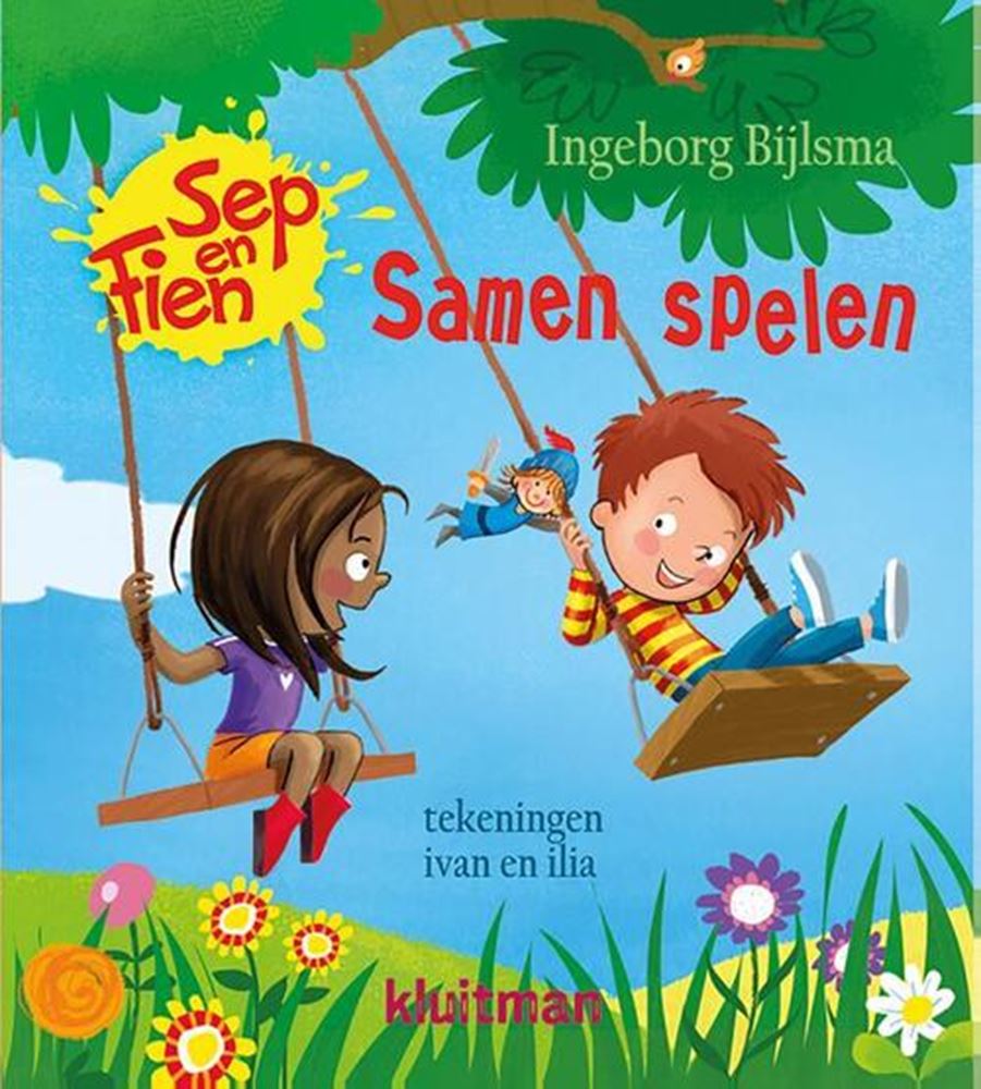 Sep und Fien spielen zusammen. 4+
