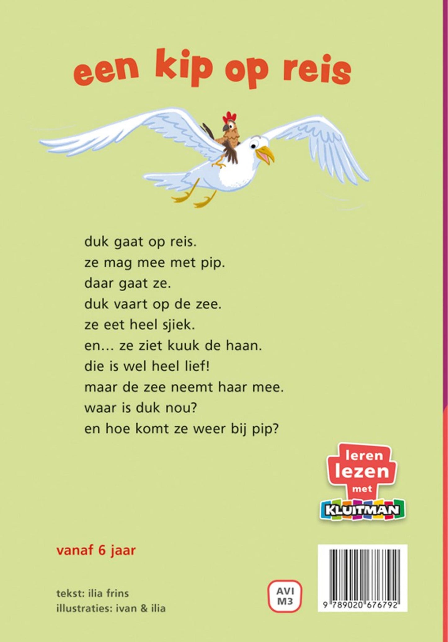 Kluitman-Huhn auf einer Reise