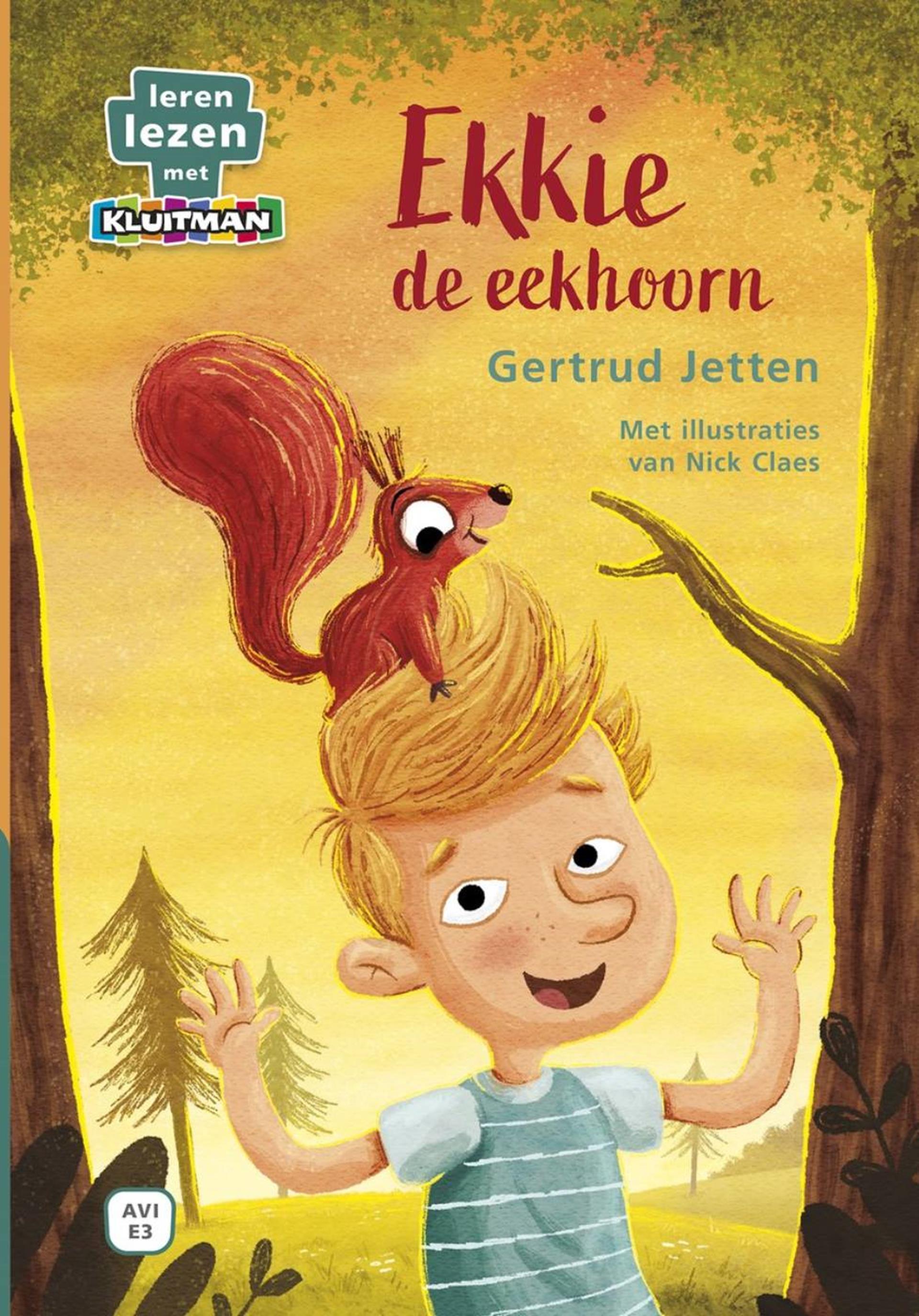 Kluitman lernt lesen mit Ekkie, dem Eichhörnchen, Avi E3