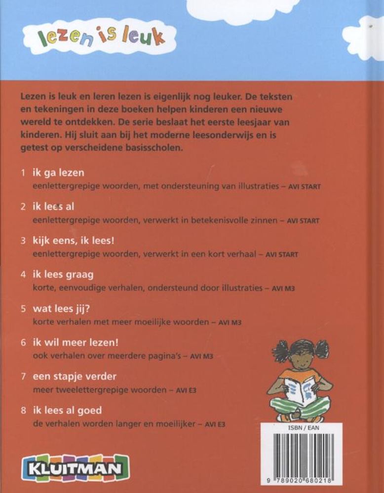 Das Lesen von Kluitman Lesen macht Spaß. Ich werde Avi-Start lesen