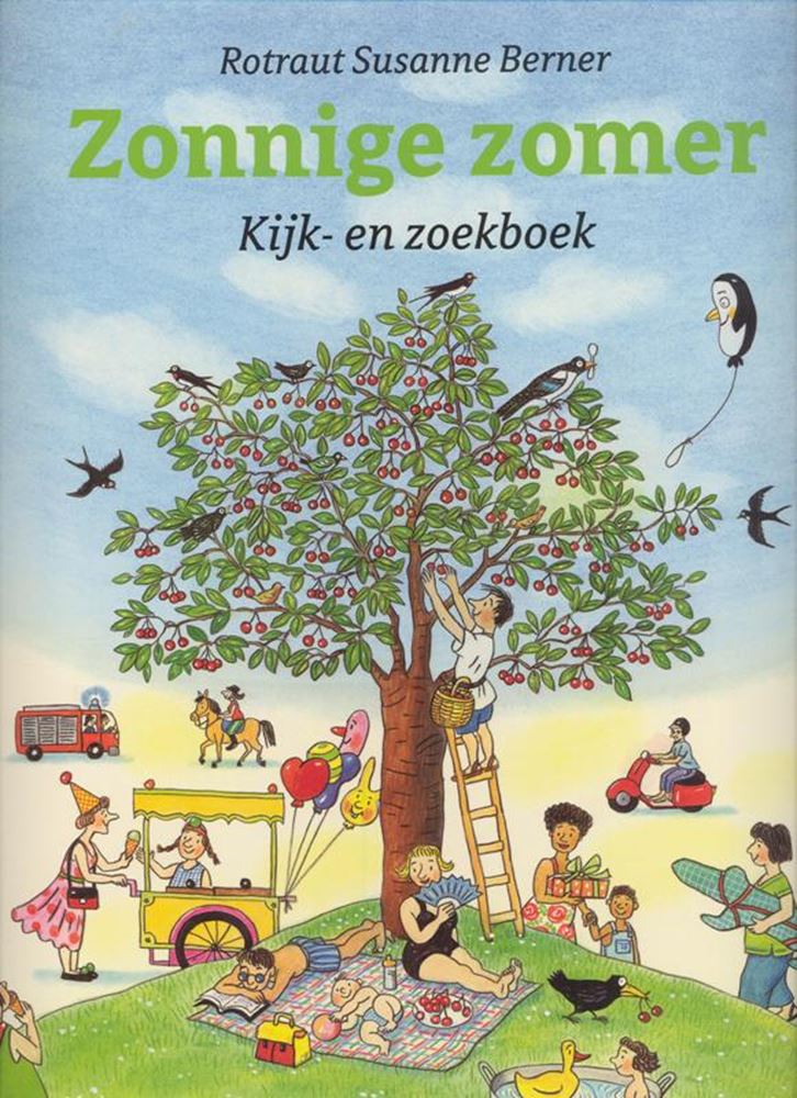 Zentrales Buchhaus sonniger Sommer