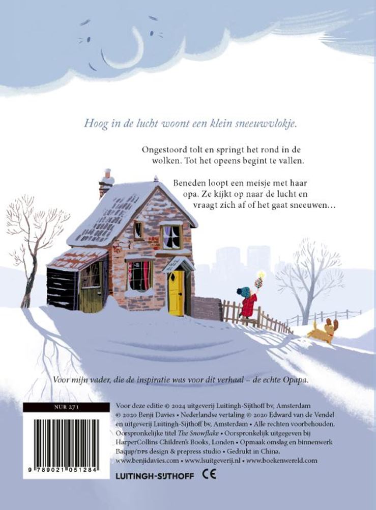 Die Schneeflocke. Brettbuch. 3+