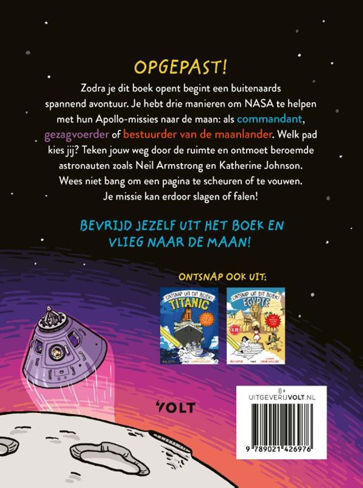 Entfliehen Sie diesem Buch! Wettlauf zum Mond.