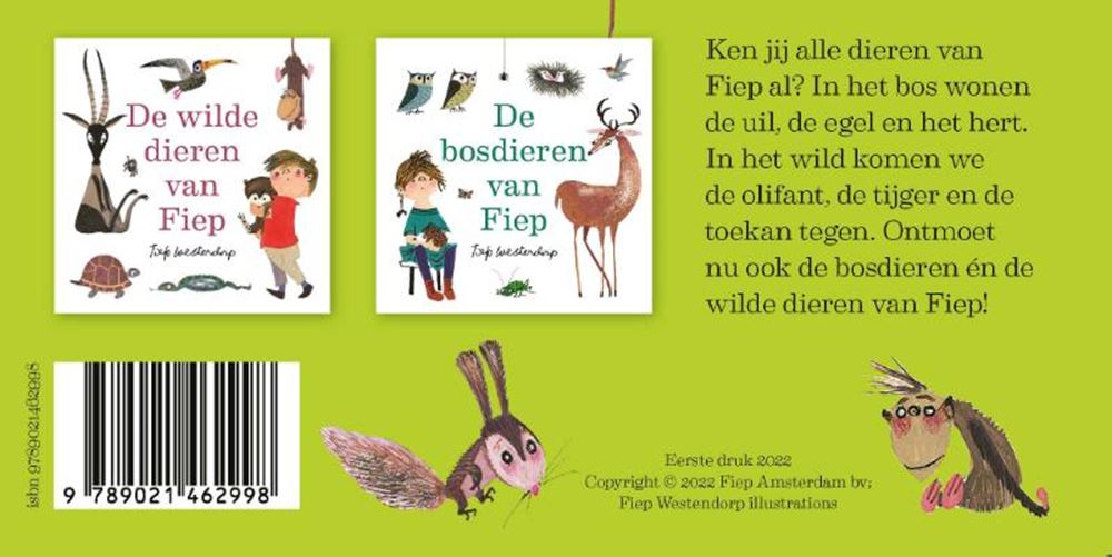 Hand -Out -Broschüren: Tiere von Fiep Westendorp, 10st.