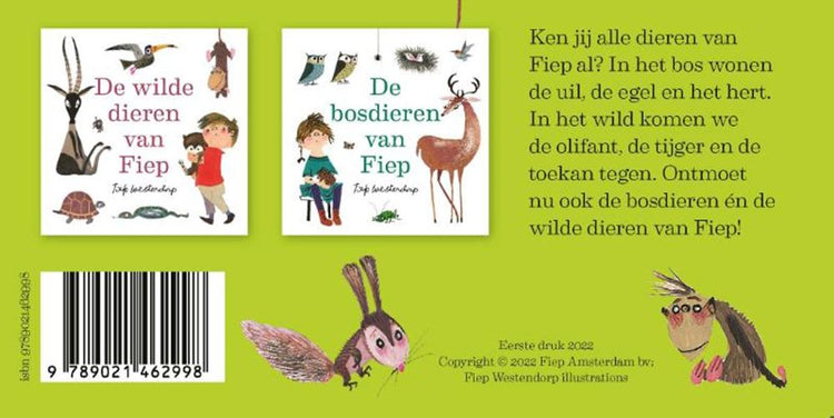 Hand -Out -Broschüren: Tiere von Fiep Westendorp, 10st.