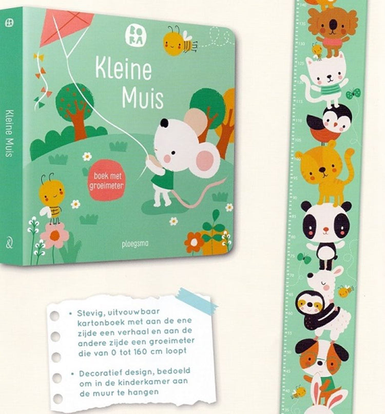 Buch Specials Nederland BV KLEEIS MUIS KARTONBOEK mit Wachstum