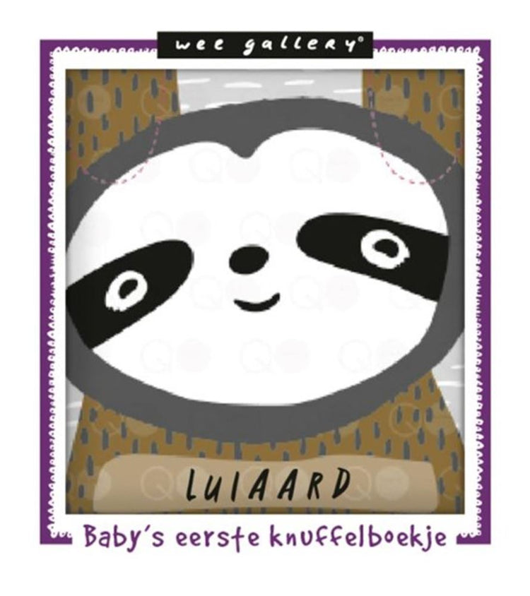 Kuschelbuch aus Stoff von Wee Gallery, Faultier