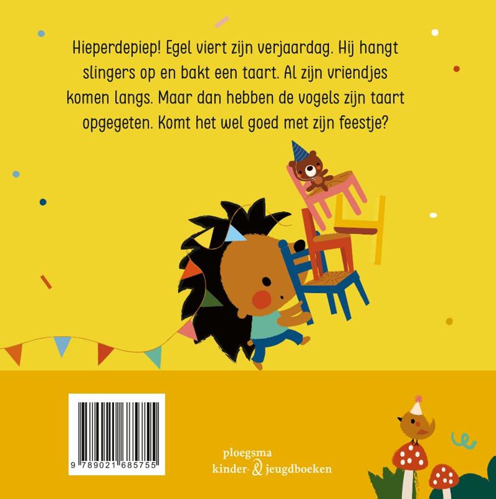Geburtstag des Igels. Brettbuch. 2+