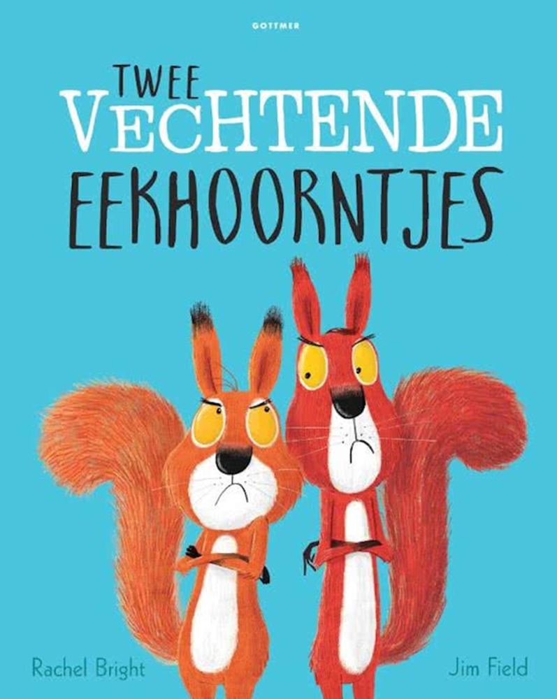 Der Gottmer-Verlag gruppiert zwei kämpfende Eichhörnchen