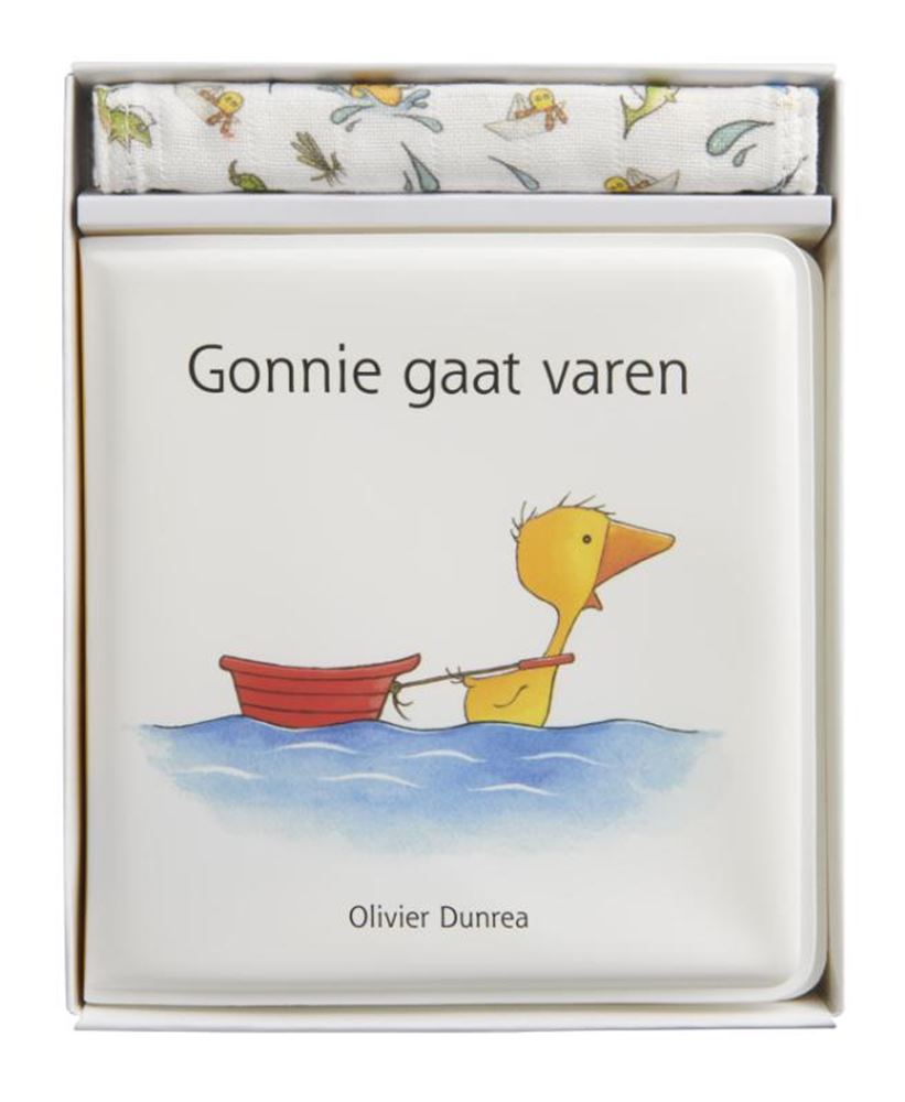 Gonnie geht segeln, Badebüchlein mit Waschlappen