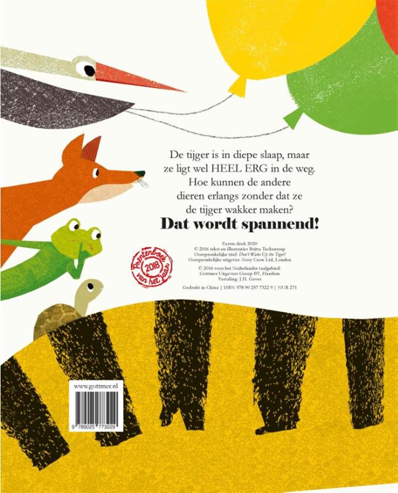 Gottmer Publishers Group Board Book Pssst! der Tiger schläft