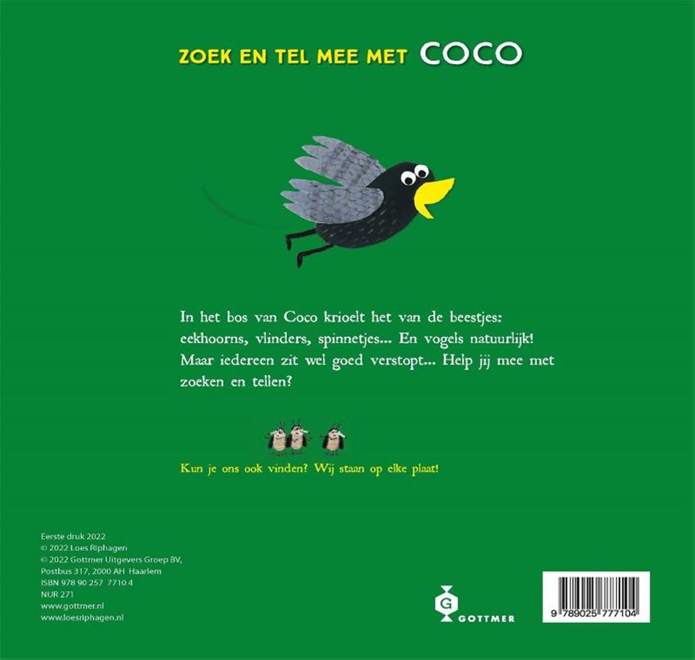 Der Gottmer-Verlag gruppiert den Wald des Kokos-Zähl- und Suchbuchs