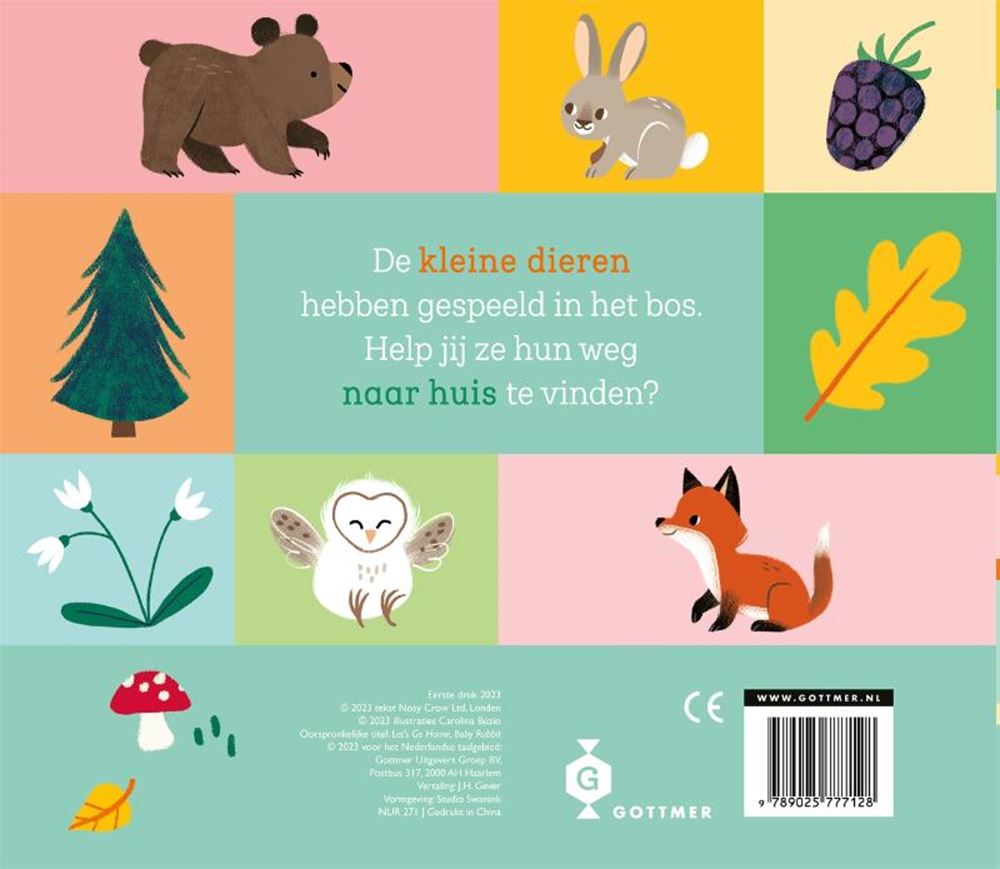 Schiebebuch: kommst du nach Hause, kleines Kaninchen