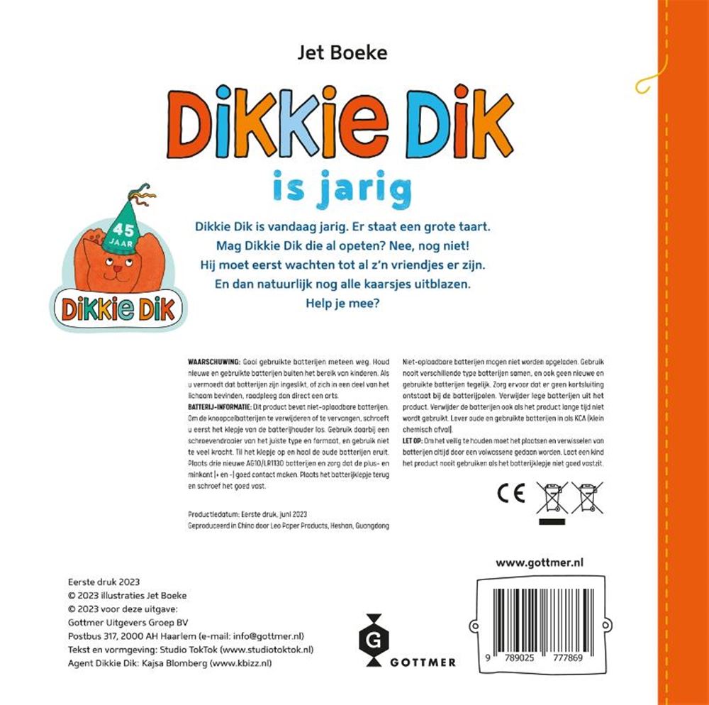 Buchen Sie Dikkie Diks Geburtstag