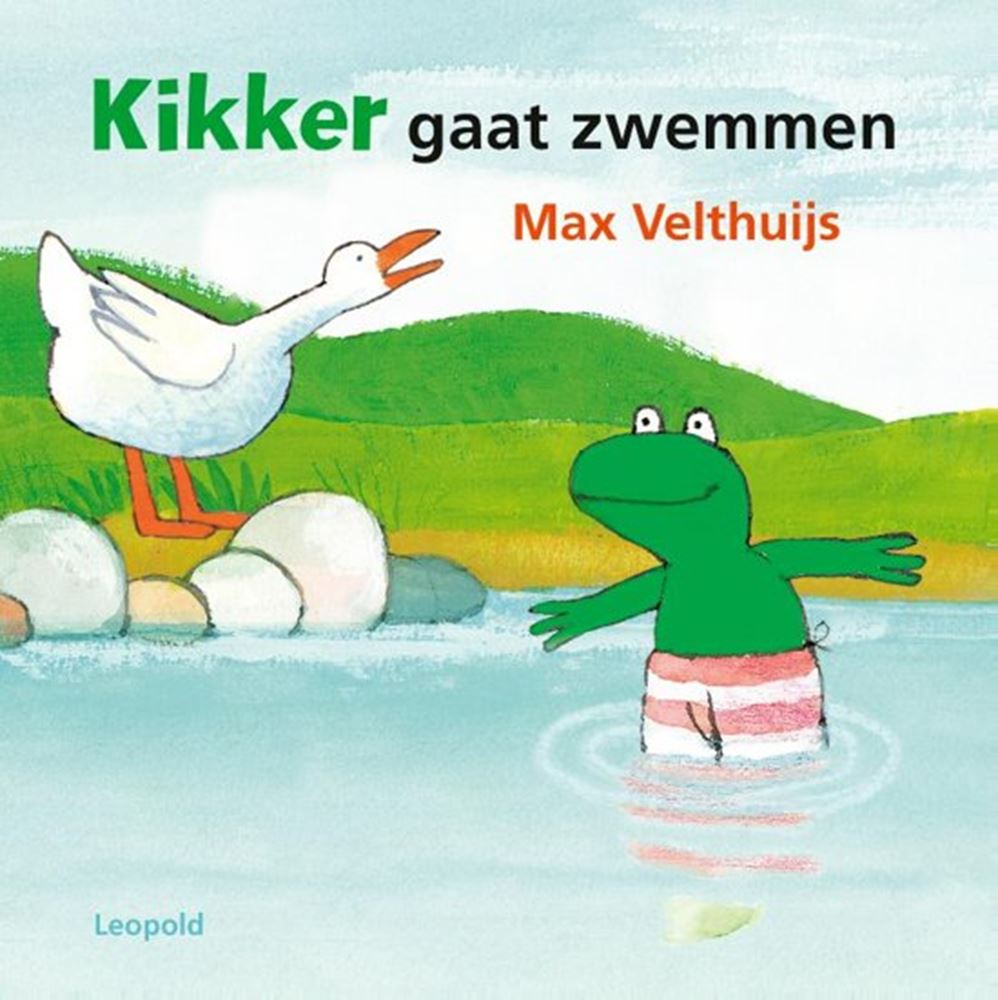 Der Frosch im Central Book House geht schwimmen