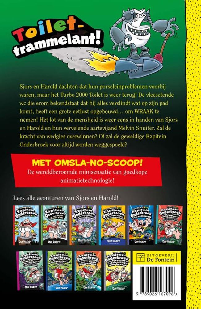 Buchkapitän Underpants und die turbulente Rückkehr der Turbo 2000 -Toilette