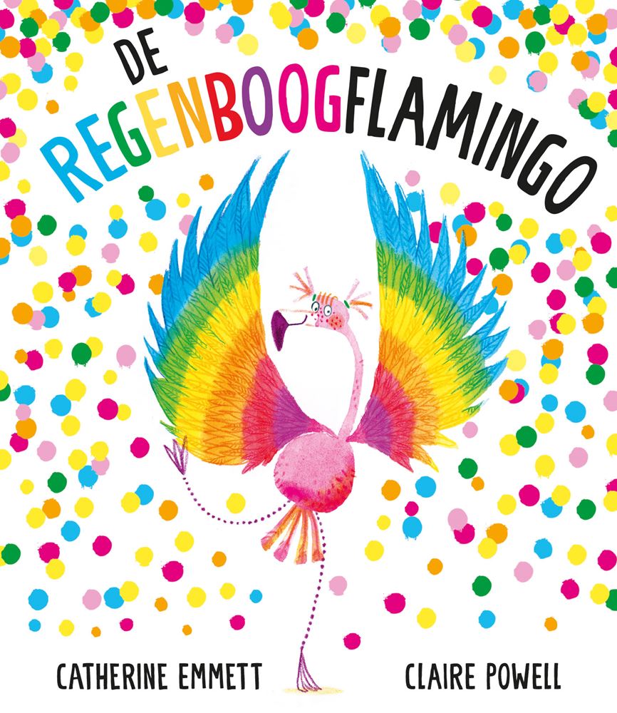 Buch de Regenboogflamingo