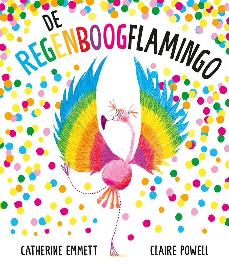 Buch de Regenboogflamingo