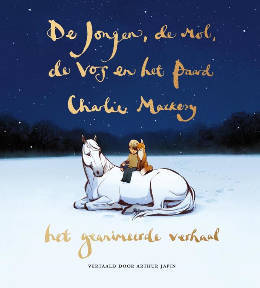 Der Junge, der Maulwurf, der Fuchs und das Pferd.