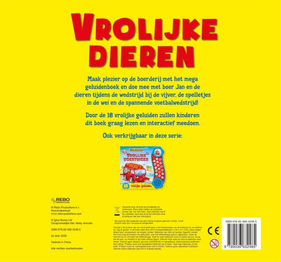 Rebo Publishers Mega Sound Book fröhliche Tiere