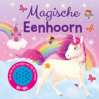Magisches Einhorn des Rebo-Verlags mit Soundknopf